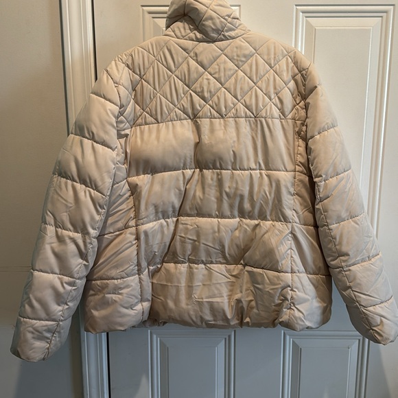Old Navy cream puffer winter coat - Picture 3 of 3